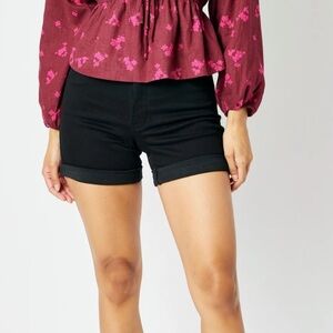 Judy Blue Black High Waist Women Shorts